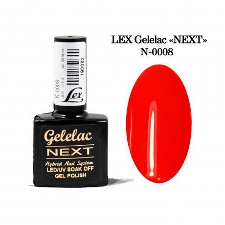 LEX Gelelac NEXT N-0008- гель-лак двойной пигментации, 10,5ml