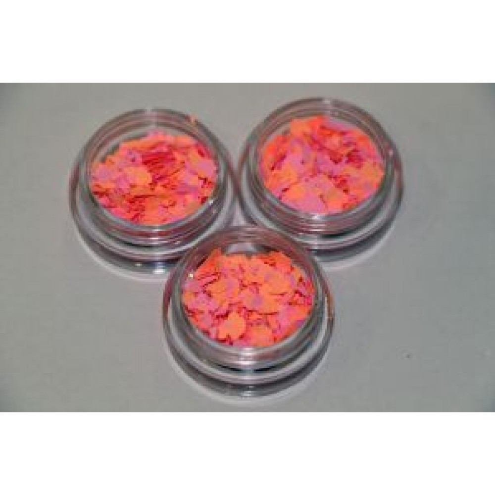Моро для nail дизайна розово-коралловые